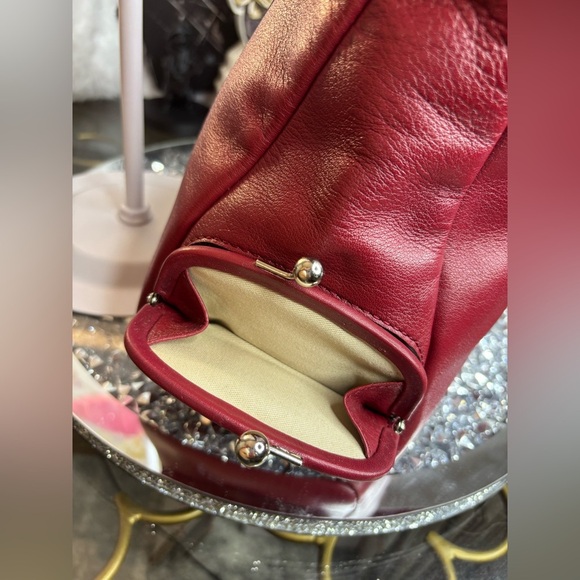 Coach 2012 RARE Legacy leather Archive black cherry Zip Top Handle Bag EUC - Picture 4 of 17